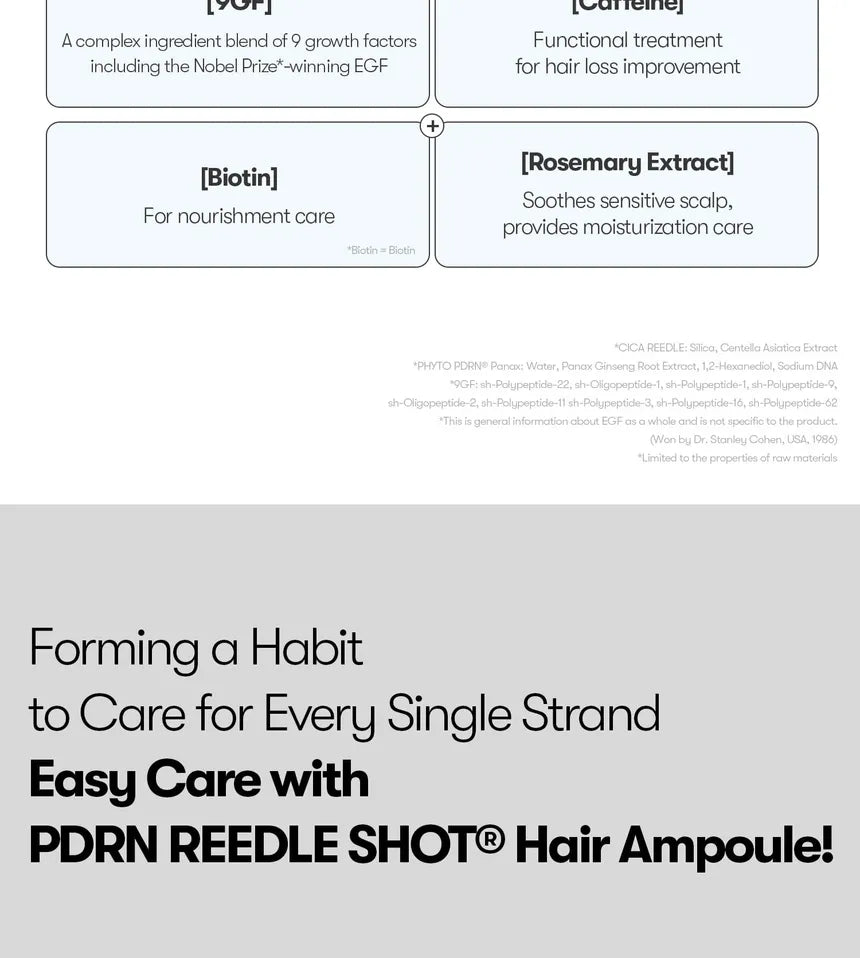 VT PDRN Reedle Shot Hair Ampoule 100dL