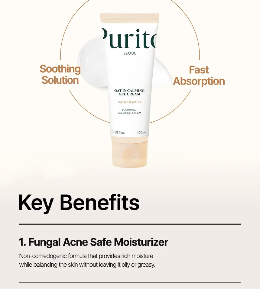Purito Seoul Oat Calming Gel Cream 100Ml