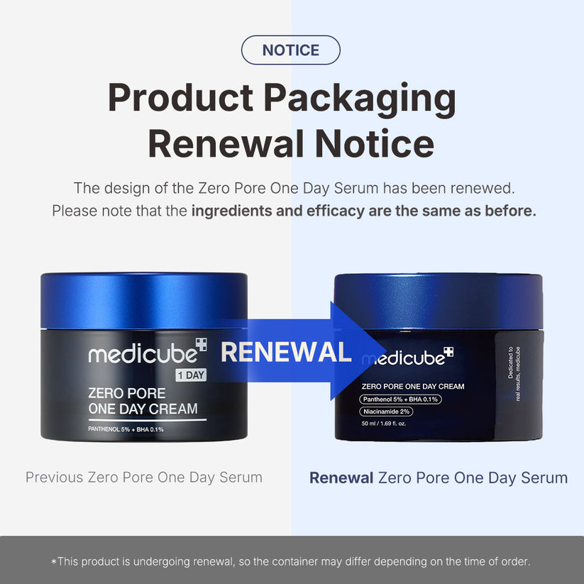 Medicube Zero Pore One Day Cream 50Ml
