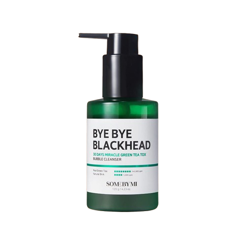 Some By Mi Bye Bye Blackhead 30 Days Miracle Green Tea Tox Bubble Cleanser 120Gm